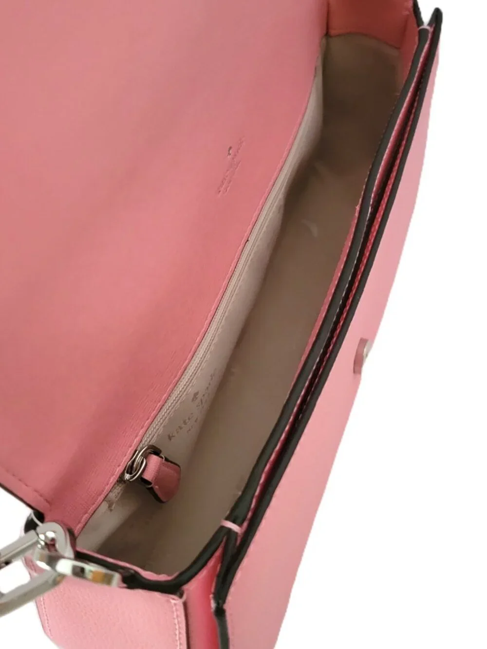 Kate Spade KN644 Quinn Refined Grain Leather Shoulder Bag Grapefruit Soda